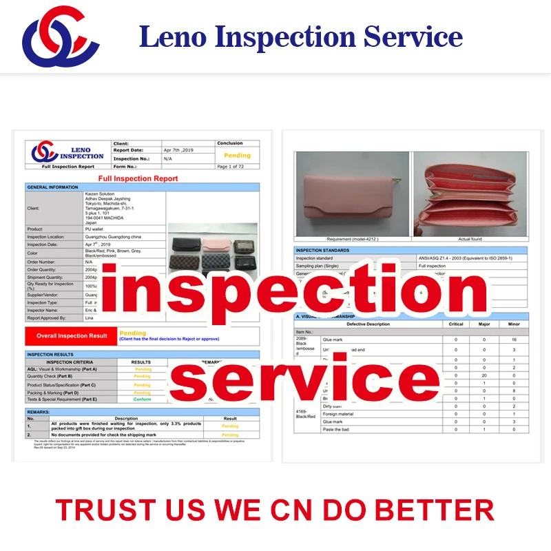 Jiangsu inspection team / product inspection / inspection service