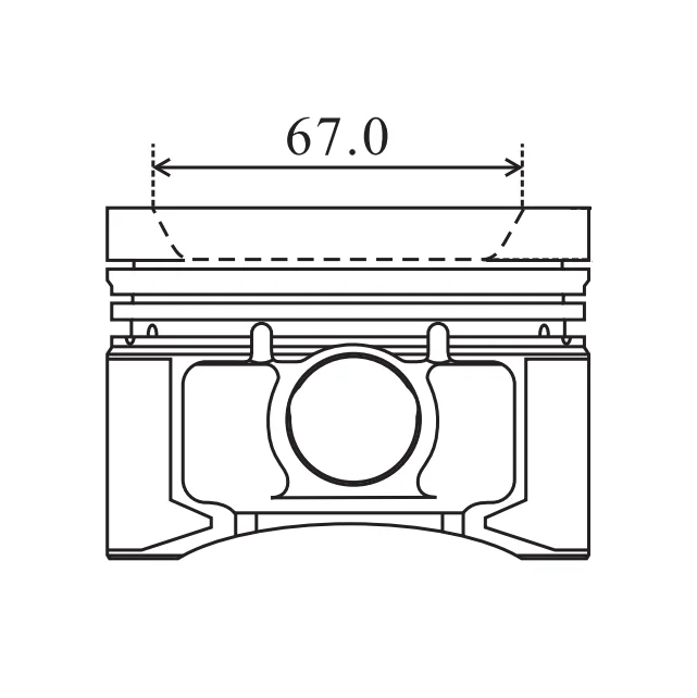 Поршень двигателя F3R 4cyl 82,7 мм 8710410000 93695700 8710420030 90364600 0218300 0219500 77 01 685 394 94385600 94442600 0216200