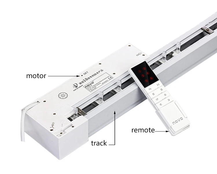 Best Price Tuya Remote Control Novo Curtain Motor Wifi Electric Vertical Blind Motor for Home Motorized Sheer Vertical Blinds