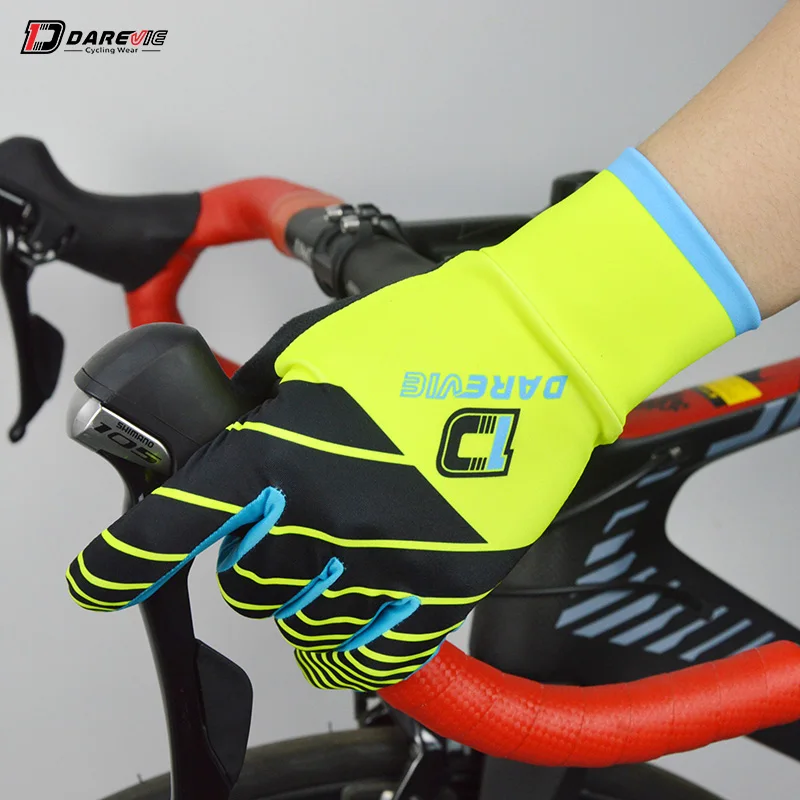 Custom Durable Waterproof  Mtb Grip Cycling Gloves Full Finger  Downhill Gloves for Men