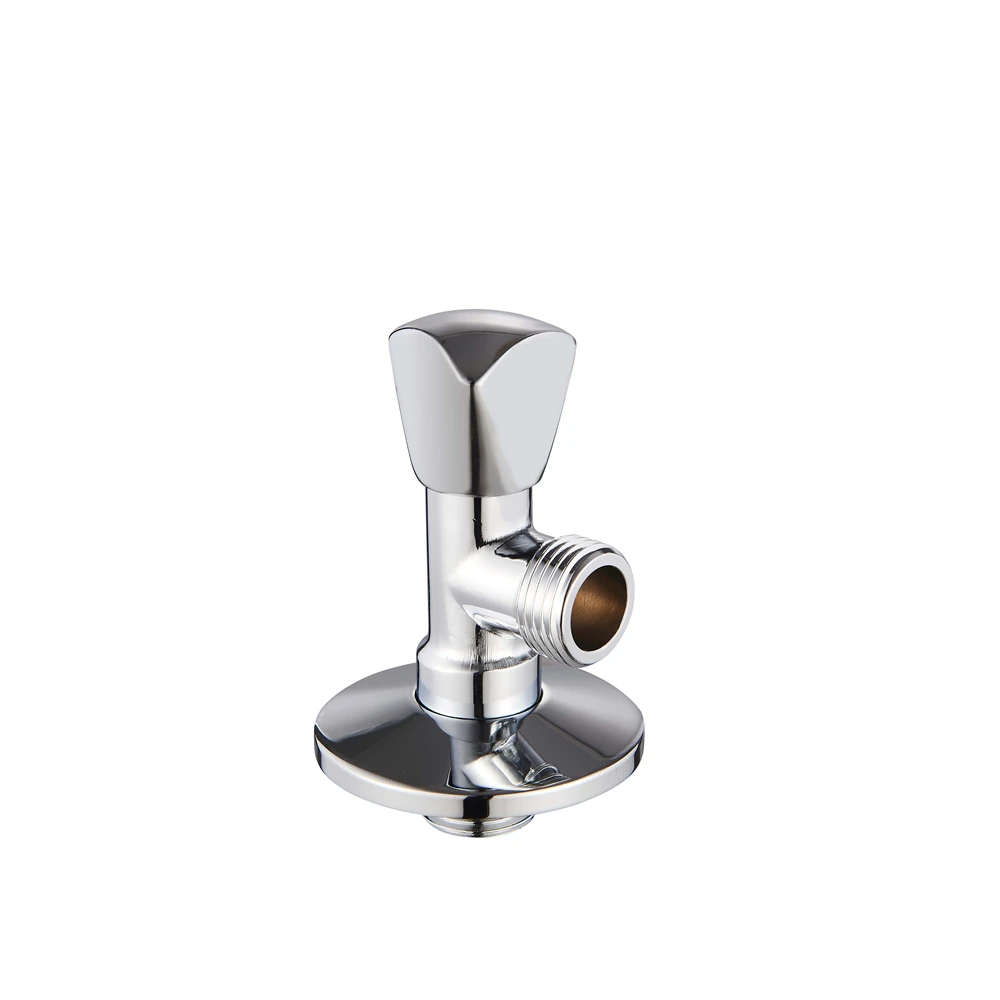 zhejiang miaoyi Oem Odm 1/2 Inch 90 Degree Toilet Brass Angle Water Stop Valve Angle Globe Seat Check Valve for Kitchen Bathroom