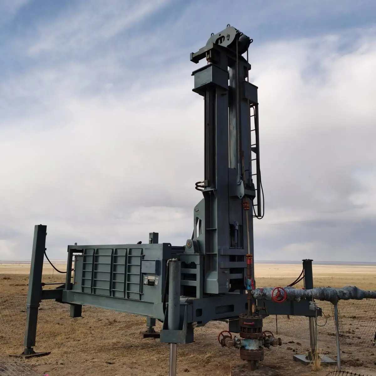 Full Hydraulic petroleum equipment Automatic Swabbing Rig oil