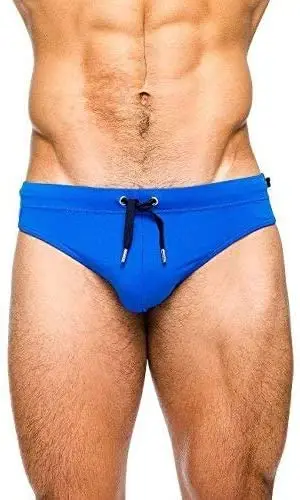 custom high quality embroidered padded low waist training fit nylon sexy swimming swimwear mens bikini briefs