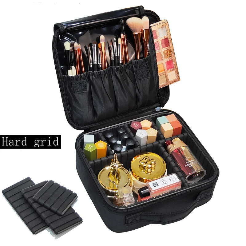 OEM Women Professional Cosmetic Case Beauty Brush Makeup Bag Travel Necessary Waterproof Cosmetic Bag