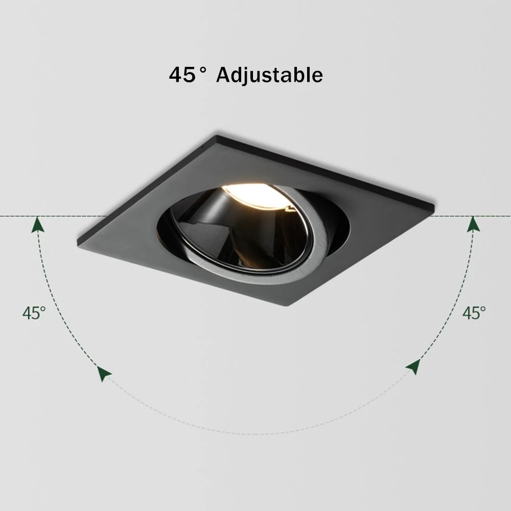Hot Selling New Modern Recessed Dimmable LED Downlight For Bedroom Living Room Aisle Corridor Home Decor Aluminum Spotlight