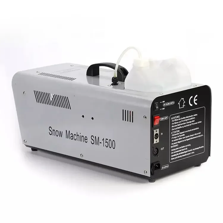 1500w Snow Machine +15W Full Color Rgb Animation Dmx Laser Light For Wedding Bar