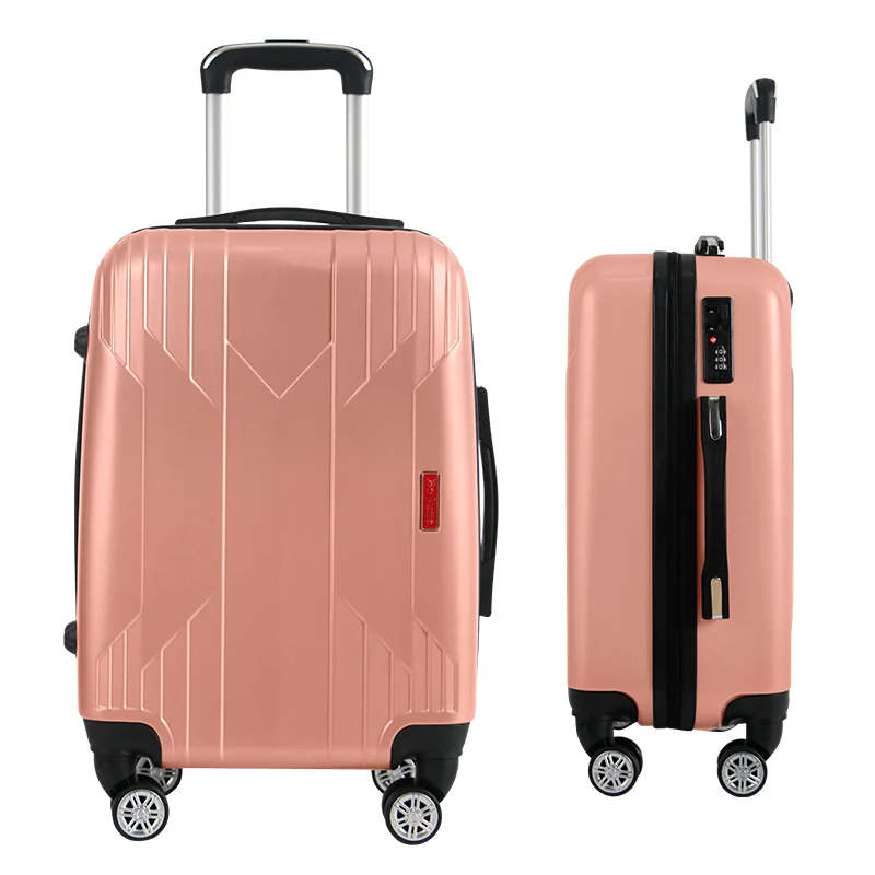 19.5'  Wheels Hard Abs Shell Suitcase Luggage Carry On Spinner Travel Suitcase