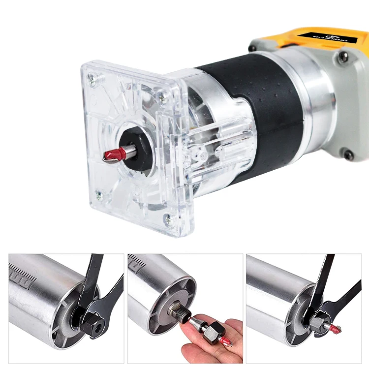 21V Handheld Cordless Electric Woodworking Tool Electric Wood Trimmer Machine for Professional Trimming