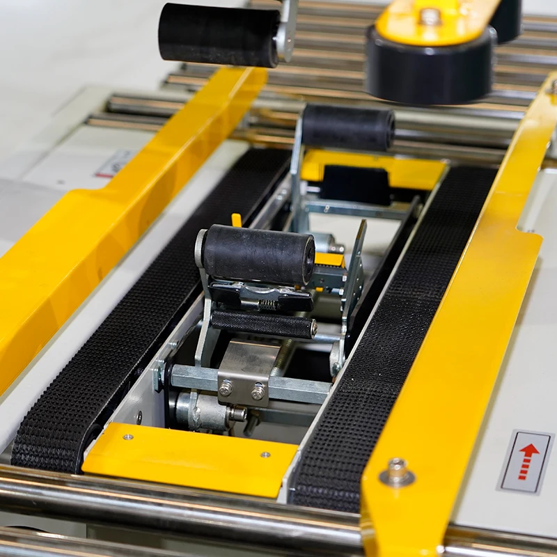 YUPACK FXJ-6050 standard tape  automatic box case carton sealer with top and bottom drive