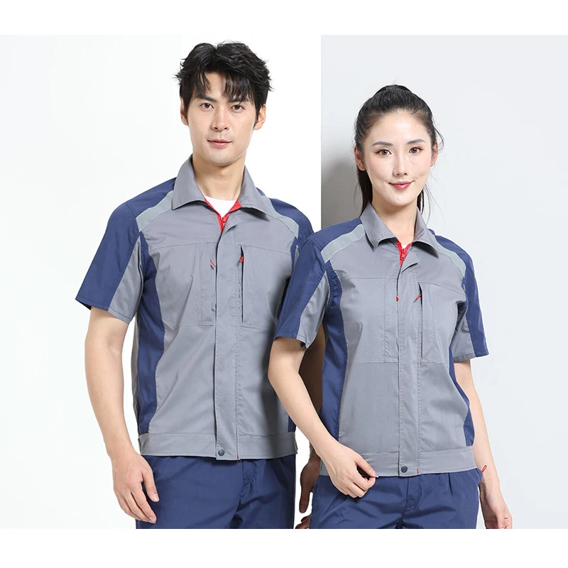 Summer Working Clothes With Shirts&Pants Cotton Custom Workwear Uniform Work Uniform