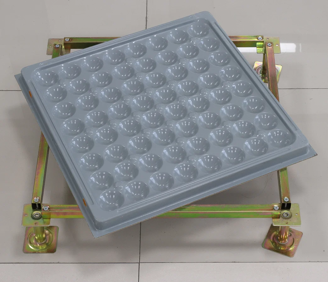 Hot selling product  Adjustable Access Edgeless Anti-Static Flooring All steel borderless HPL anti-static raised floor