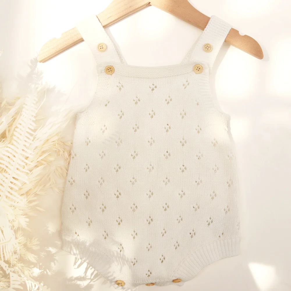 Newborn DIY Shower Gift Set Infant Toddler Girls Clothes Suspenders Solid Color Organic Cotton Baby Romper Plain bodysuit onesie