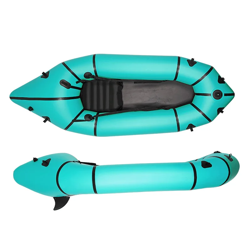 Lightweight TPU Packraft 210D Floor OEM 235cm Inflatable Packraft