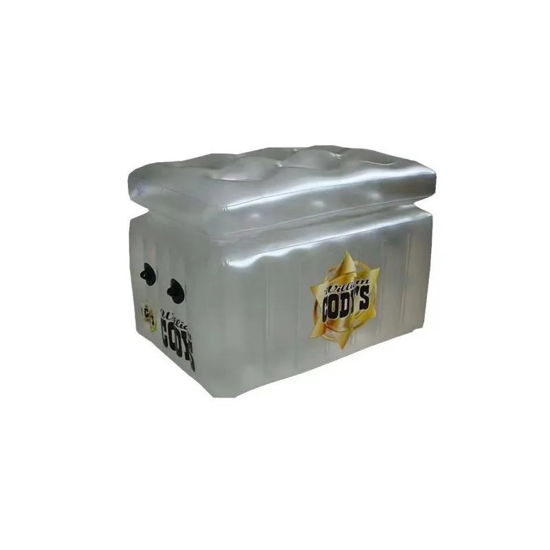 Popular summer Floating Inflatable Drink Cooler with cover for Pool Parties Festival Beach Interactive PVC Toy Accessories