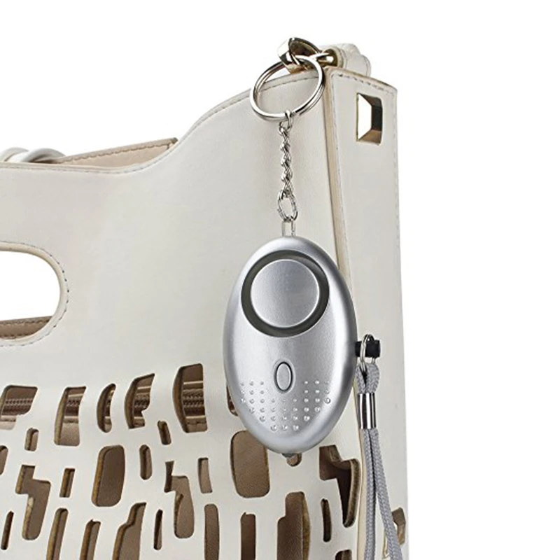 
Portable Siren Personal Alarm for Woman Emergency Self-defense Security Alarms Keychain with Led Flashing Light Safe Sound 120DB 