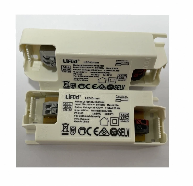 Lifud White Case AC 220-240V 500MA 21W to DC power supply dali dimmable led driver