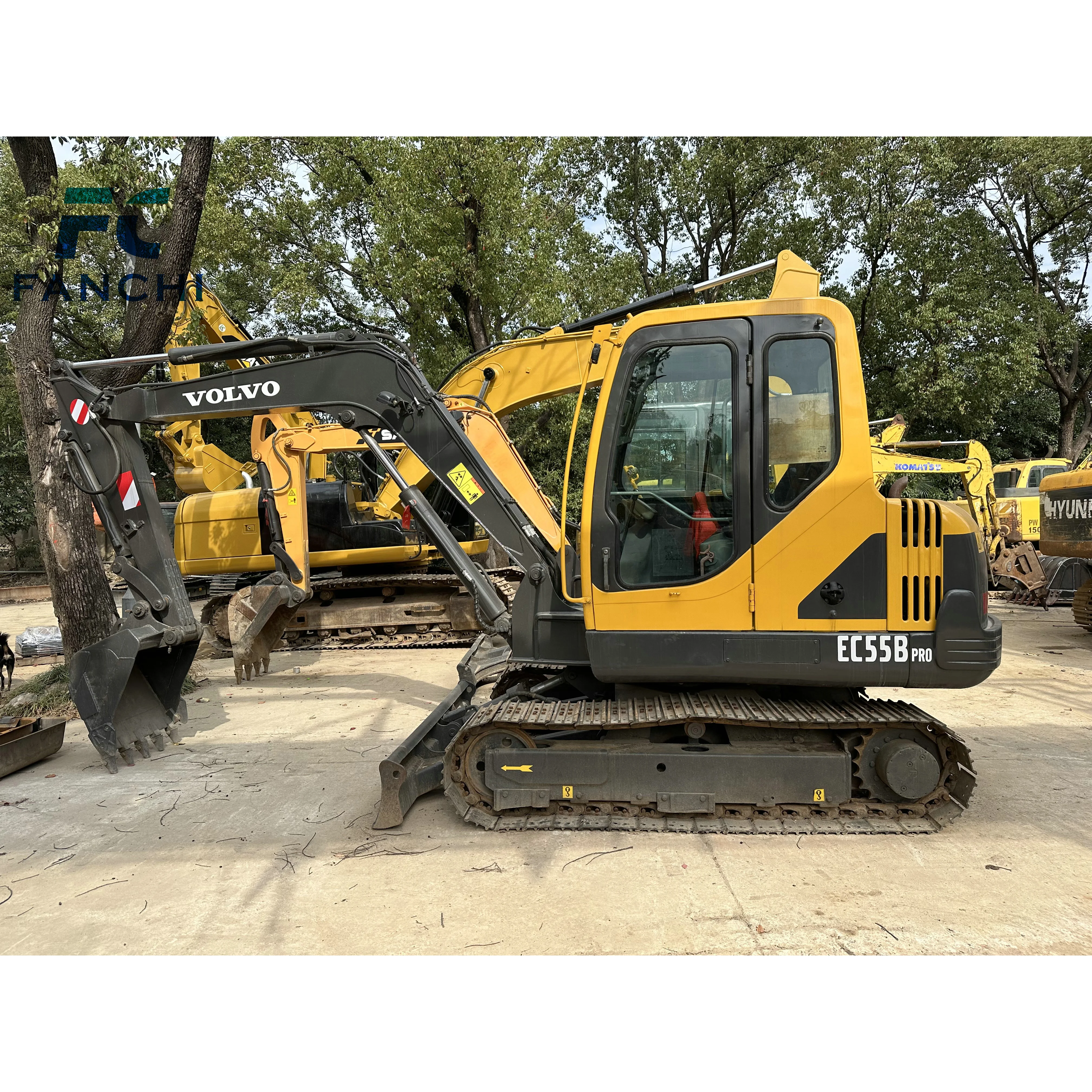Мини-экскаватор VOLVO EC55 б/у дешевые продажи гидравлический гусеничный экскаватор высокое качество Volvo55
