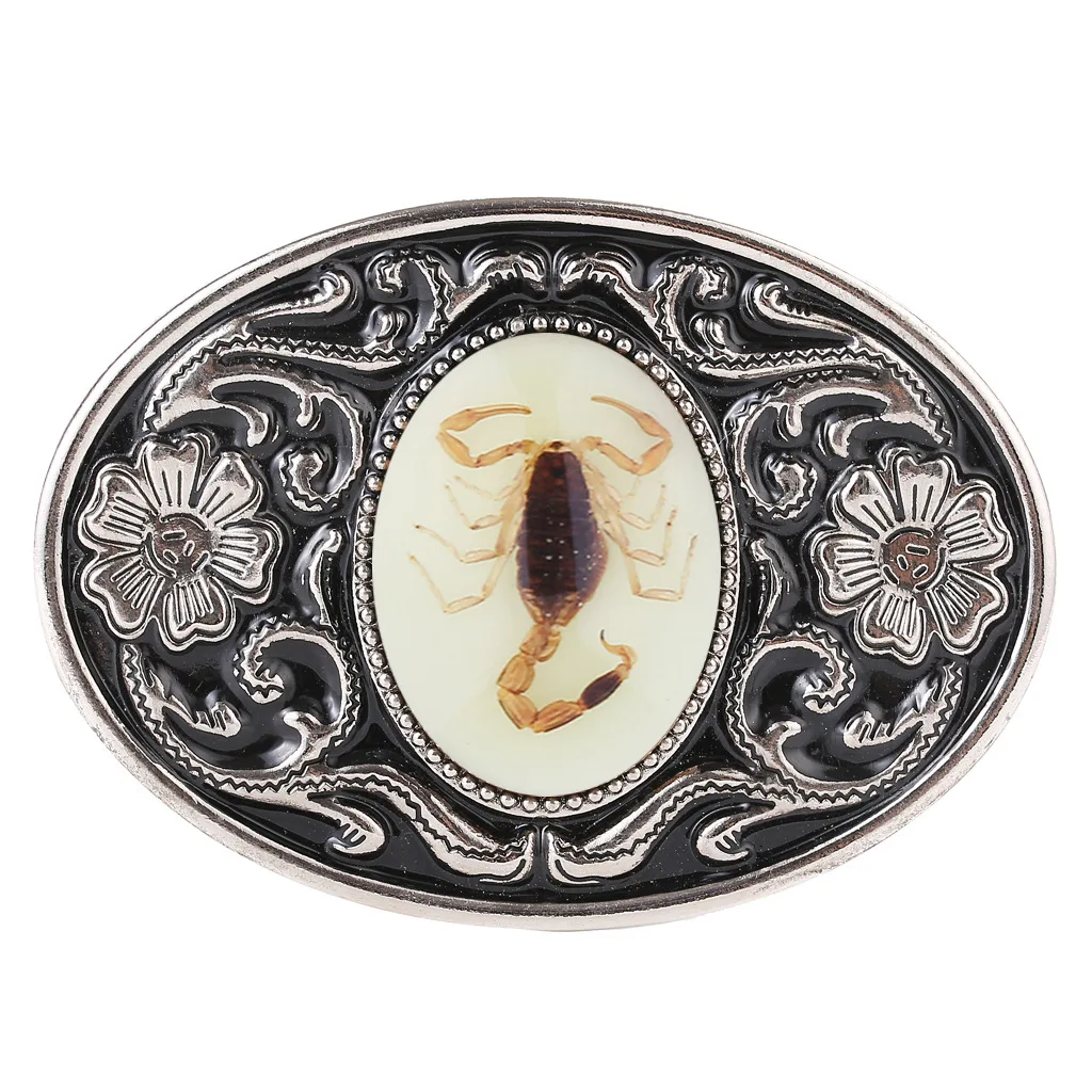 Custom Buckle Antique Western Rectangle Shape Belt Buckle Men Classic Poker