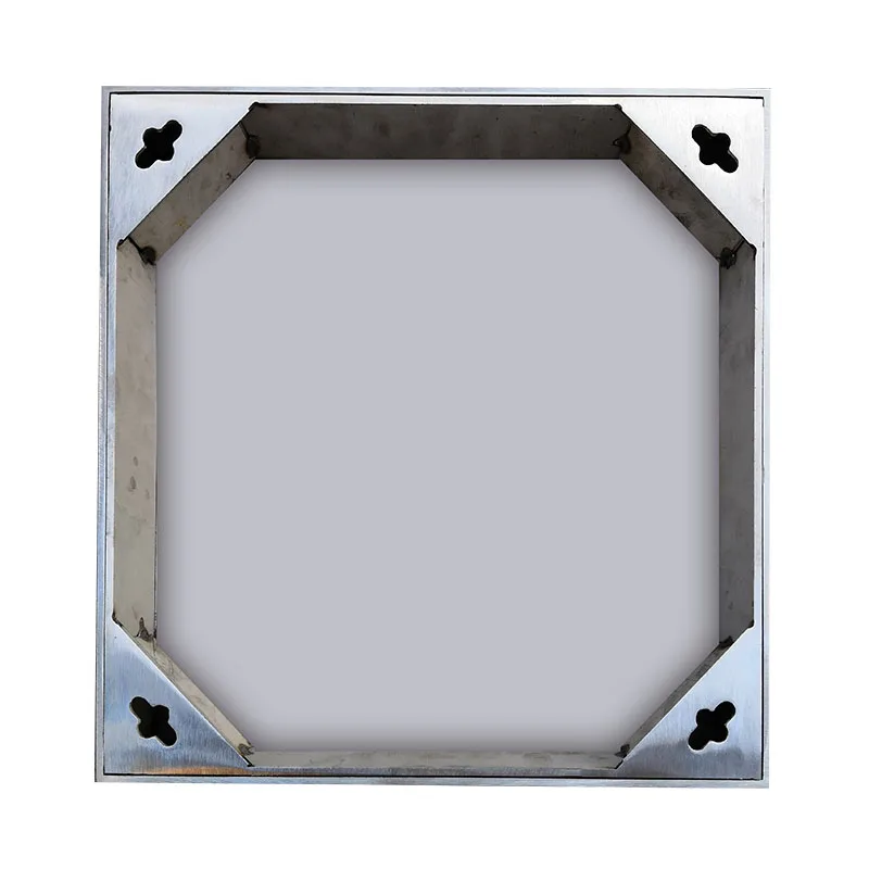 Customized stainless steel manhole cover, mall manhole cover, invisible manhole cover
