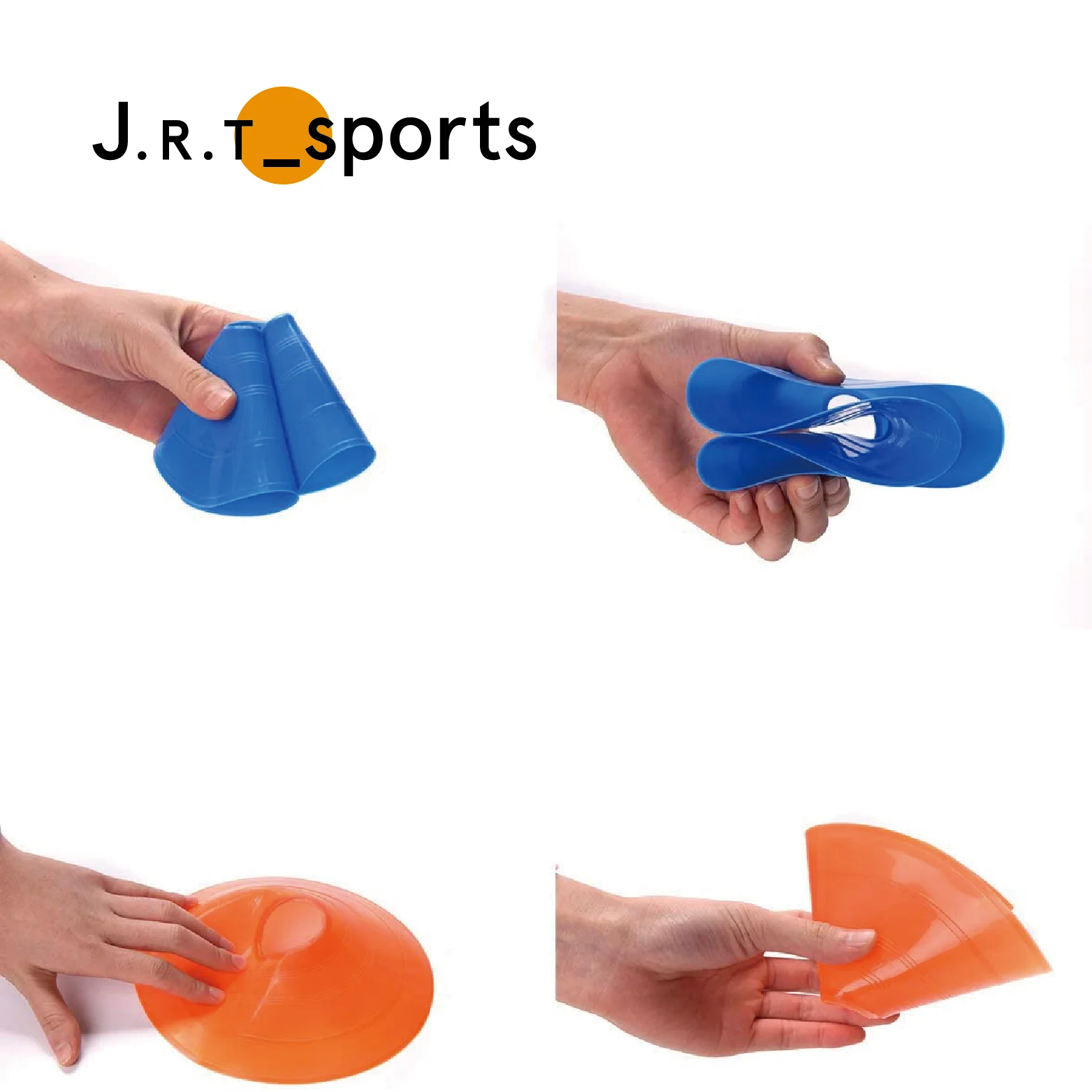 Sport Agility Safety Soccer Disc Football Training Cones Set Perfect Agility Cones For Field Space Mark With Plastic Holder