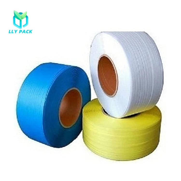 5 8 9 12mm White Plastic Strap Band PP Strapping Rolls For Automatic Packing Machine