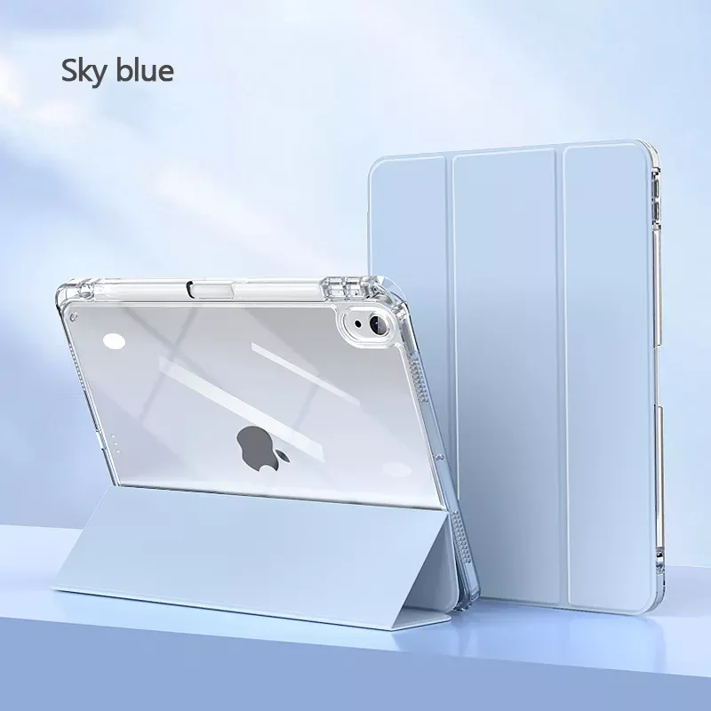 2022 new clear Acrylic back right pencil holder For iPad 11 2022