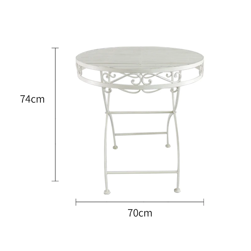 
Best Sale Gothic Design Folding High Quality Bistro Dinning Garden Table Set 