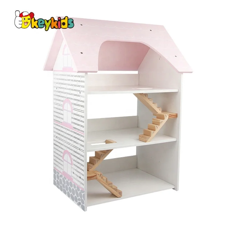 2021 New released children wooden miniature room kits for pretend play W06A388