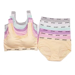 JUNXI DIVINUS School Girls Bra and Underwear Kids Ethika Underwear Wholesale