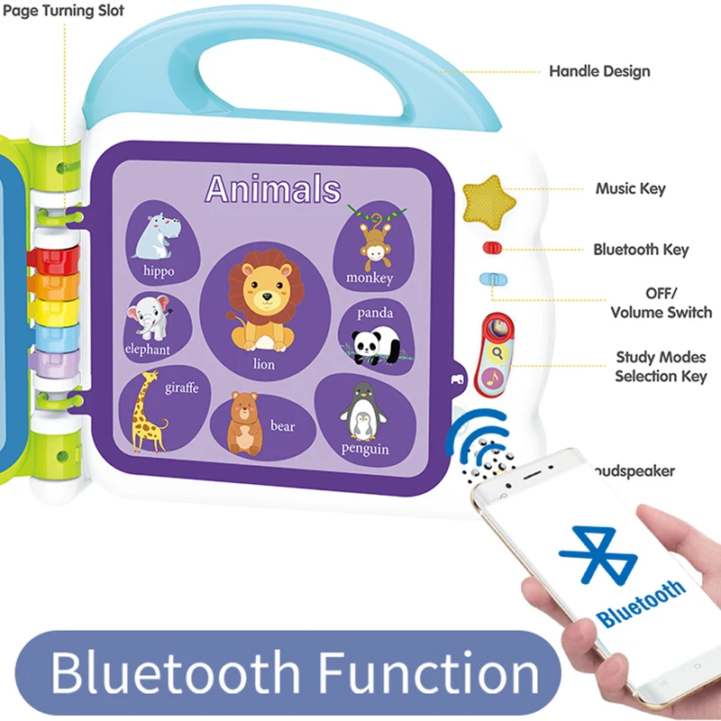 Hot Selling Children Electronic Point Reading Books Sensory Toys Early Educational Learning Machine