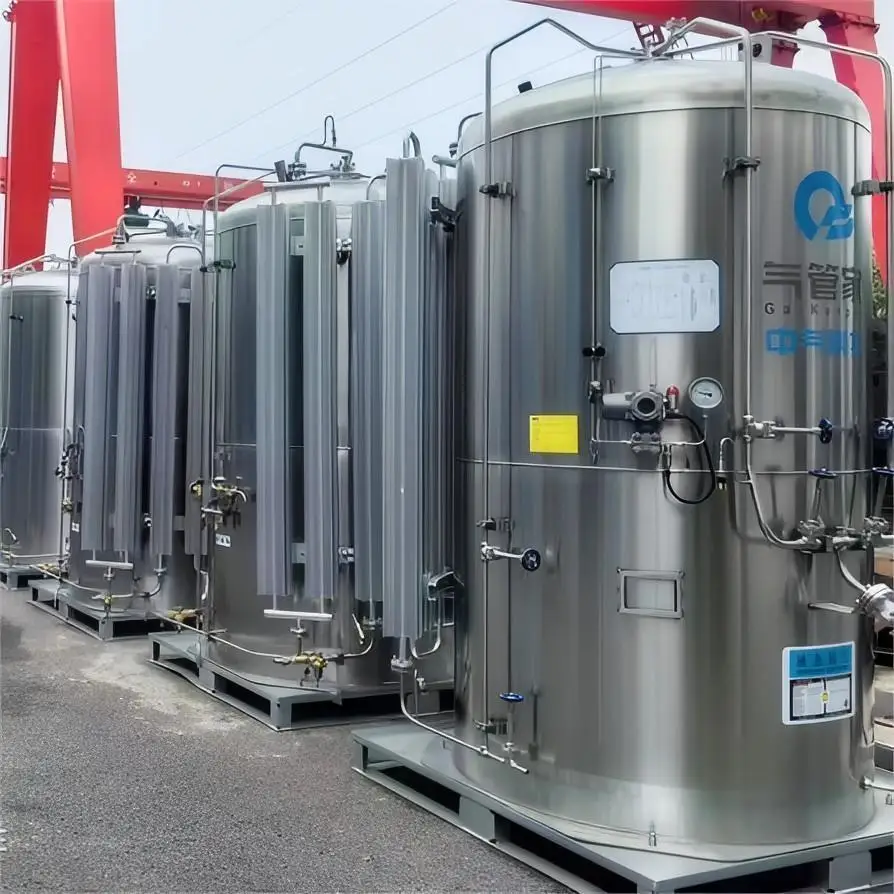 MT3000-HP High-Pressure Vertical Steel Vessel Liquid Argon Nitrogen LCO2 LNG Liquid Oxygen Cryogenic Storage Gas Cylinders