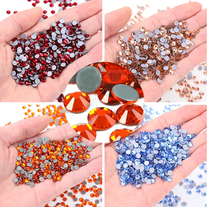 Flatback Ss6 Rhinestones Bling Brand Bulk Glass Korean Custom Hotfix Rhinestones Bulk Wholesale Ab Crystal Stone