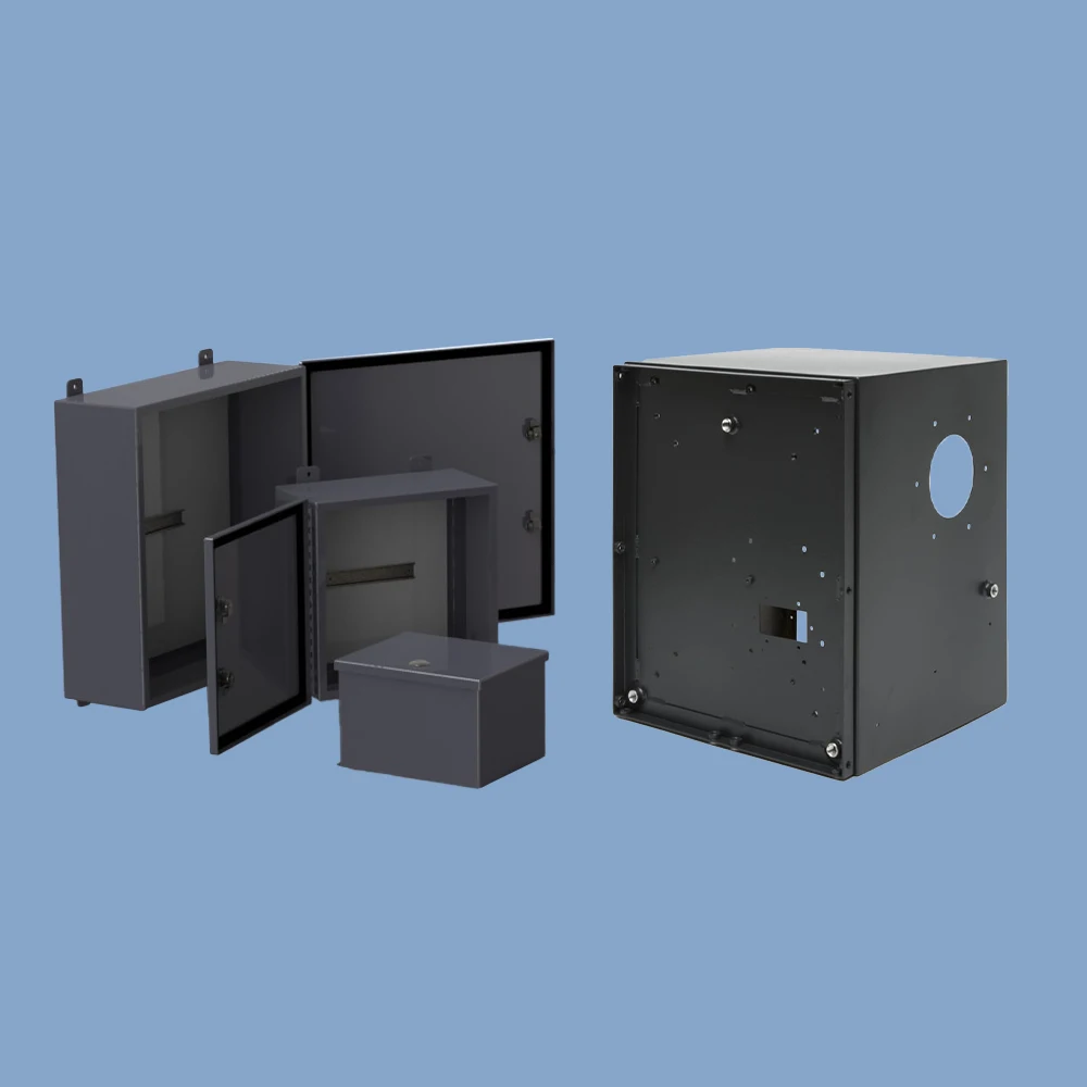 12u 16u 18u NEMA 4 NEMA 4X Outdoor Custom Steel Wall Mount Box Sheet Distribution Electrical Metal Enclosure