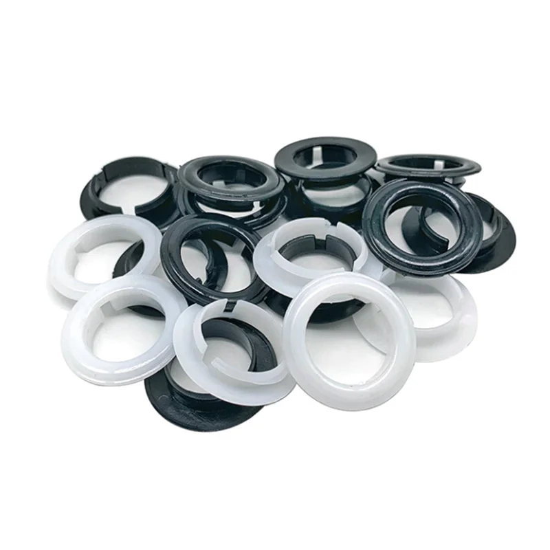 Фабрика высокое качество пользовательские плоской подошве из прозрачного пластика; Давления отверстии втулки люверсы для