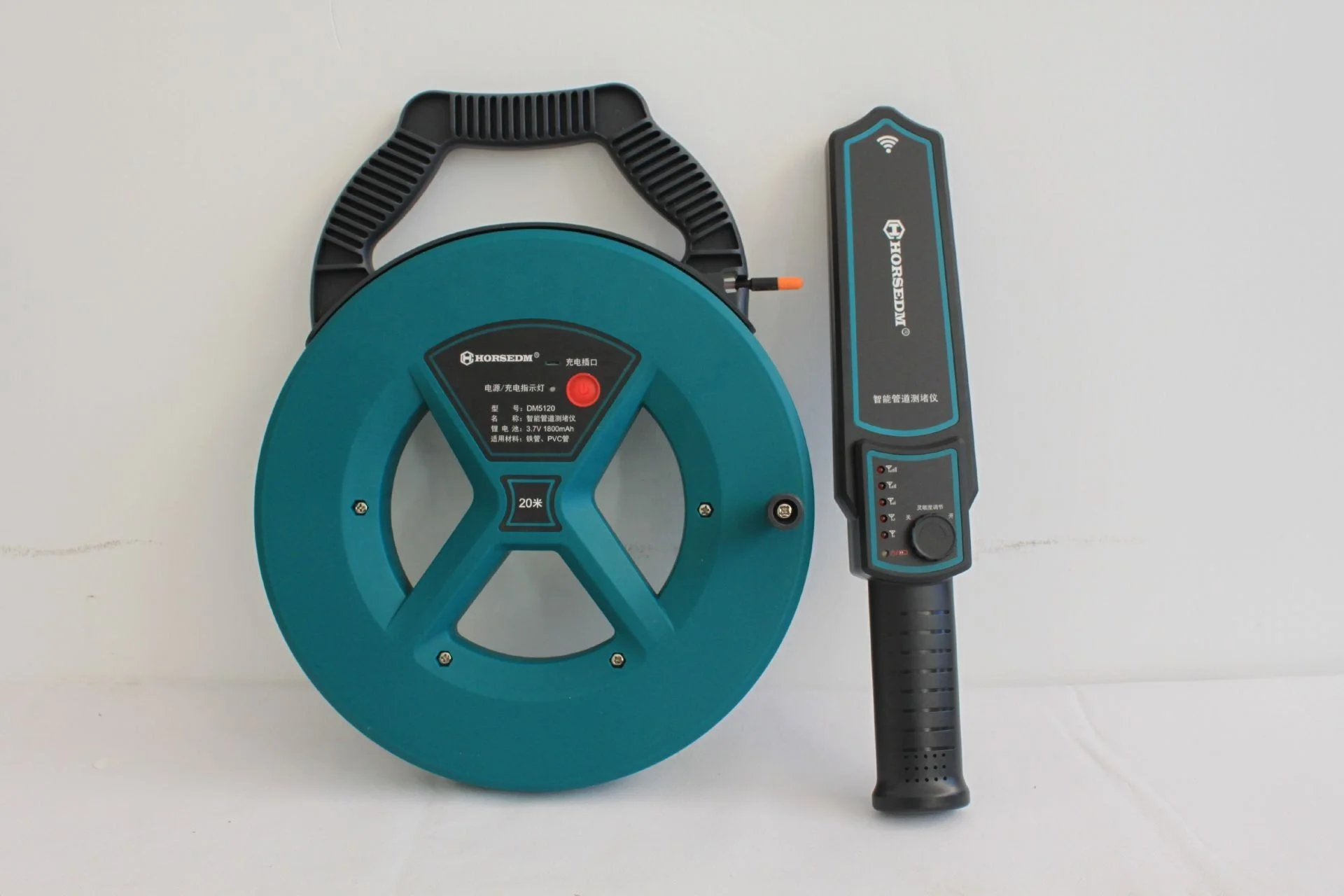 Wall Pvc Iron Pipe Blockage Detector Diagnostic tool Scanner Pipeline Blocking Clogging Plumbers Instrument
