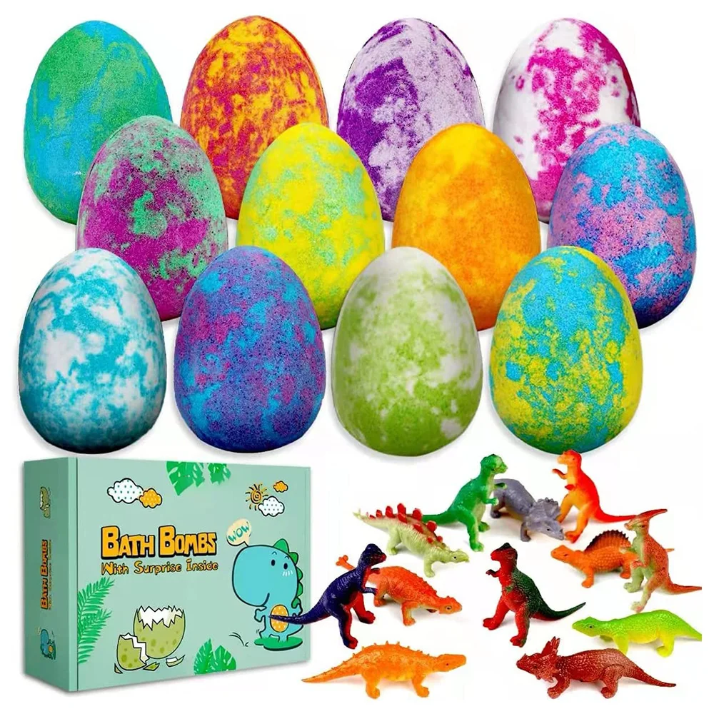 Оригинальные товары для ванны игрушечная Бомба Bubble Dino с индивидуальной упаковкой