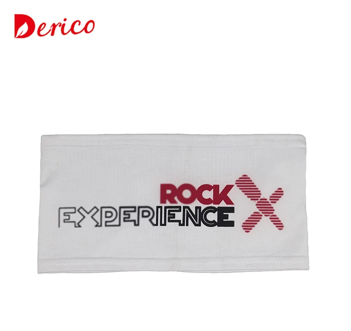 Wholesale stretchy athletic customized logo sweatband sports headband