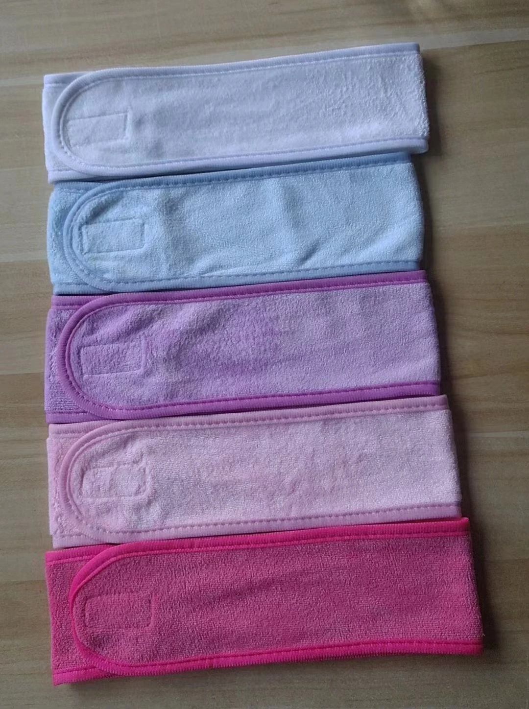 Custom LOGO Terry Cloth Face Wash Spa Sport Head Bands Facial Spa Makeup Hair Accessories Women