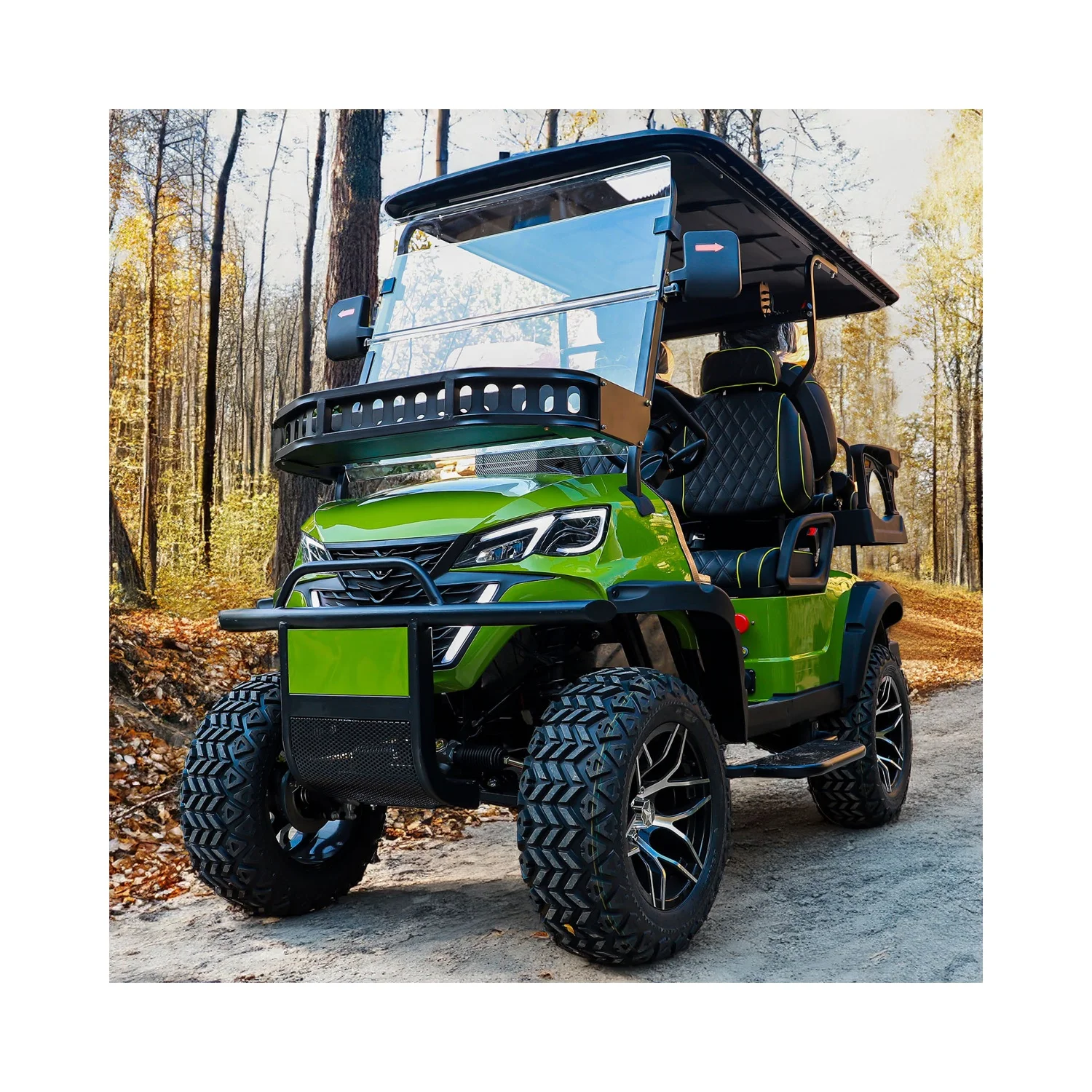 Cheap 48V 72V 4 6 Seater Club Car Hunting Electric Golf Carts Street Legal