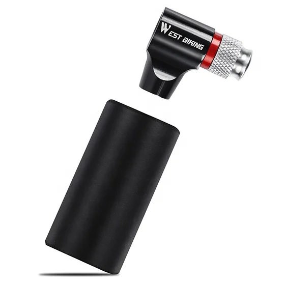 
Hot Sale CO2 Pump For Bicycle Schrader Presta Adapter Bike Pump Inflator Aluminum Tire Tube Mini Hand Pump NO CO2 Cartridge 