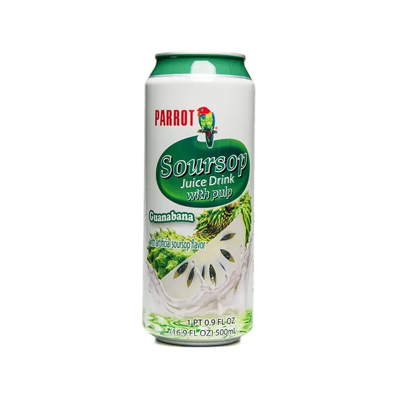 Premium Quality Made in Vietnam Best Sale Fresh 500ml Canned Soursop Juice Drink With Pulp