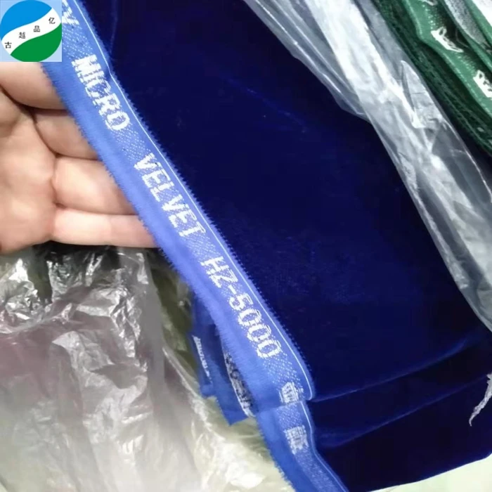 
Good price 100% polyester korean soft velvet dyed woven stock fabric in Shaoxing 