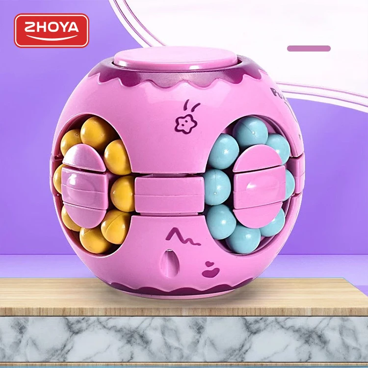 3 Colors magic cube puzzle Educational Fidget Puzzle Ball plastic magic puzzle cube for kids