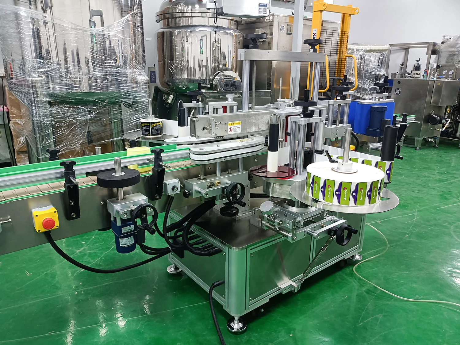 China products/suppliers. Automatic Cylindrical Bottle Label Dispenser Vertical Round Bottle Labeling Machine