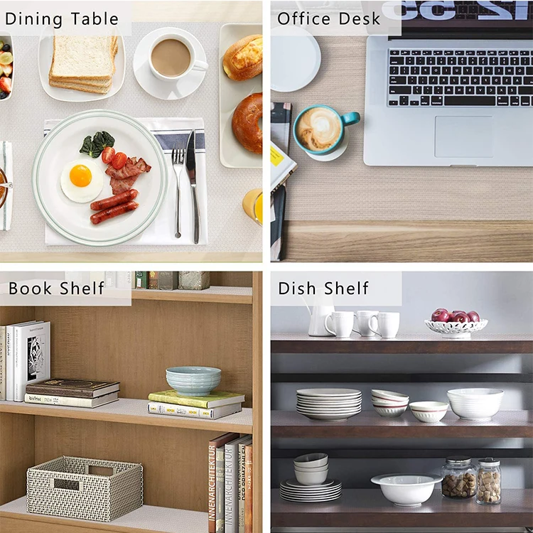 Household Eva Transparent Cabinet Drawer Liner Cuttable Kitchen Refrigerator Non Slip Wardrobe Mat