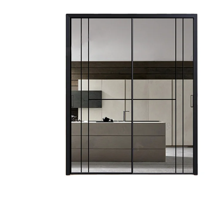 Exterior Commercial Doors Patio Aluminium Alloy Glass Door SLIDING DOORS Interior Aluminum Alloy 3D Model Design Graphic Design