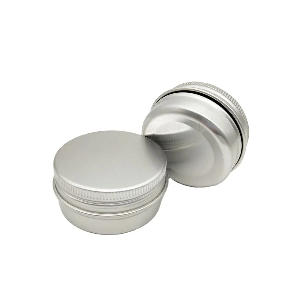 
Wholesale 30ml 1OZ Aluminum Cosmetic Cream Jar 1OZ Empty Metal Aluminum Tin Container with Screw lid 