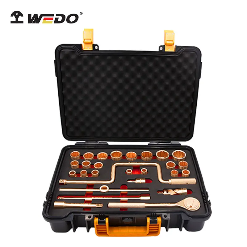 WEDO бериллиевая медь 1/2 ' Set-28pcs с гнездами храповым механизмом универсальный ключ