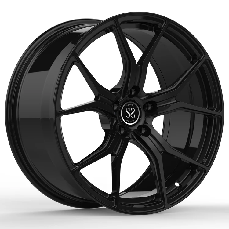 Monoblock 1 Piece Forged Gloss Black Wheels 19inch Staggered 19x8.5 19x9.5 For Series3 G20 Alloy Car Rims