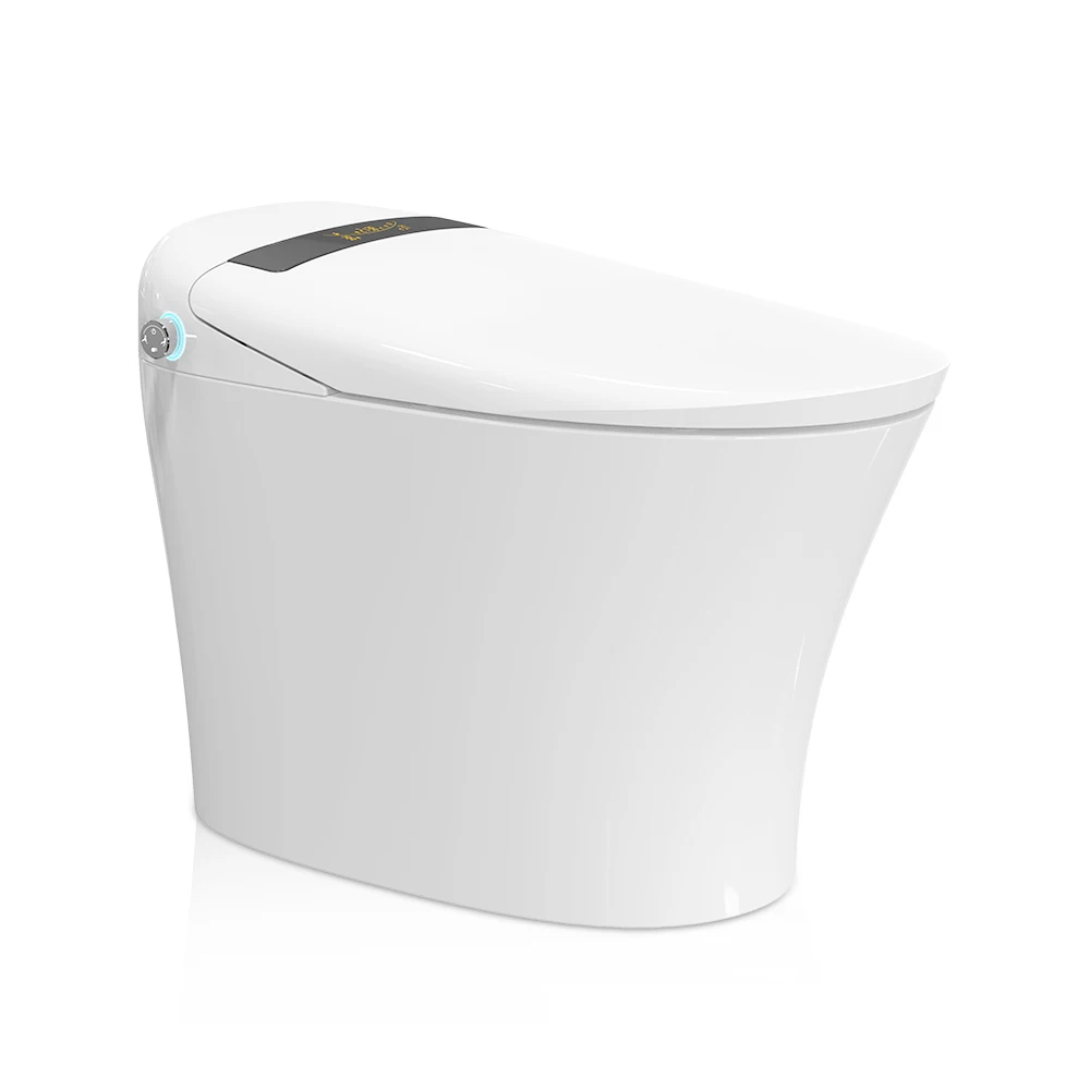 TA-861DF TEJJER High quality one piece auto flush auto close smart toilet with Side-pressing One-part Form